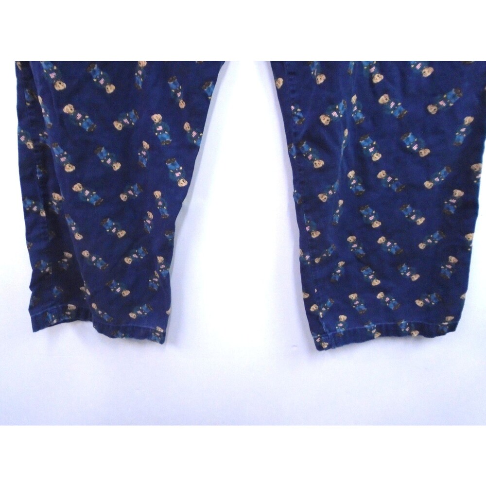 Polo Ralph Lauren Men Size XL Iconic Polo Bear American Flag Pajama Lounge Pant - Picture 6 of 9